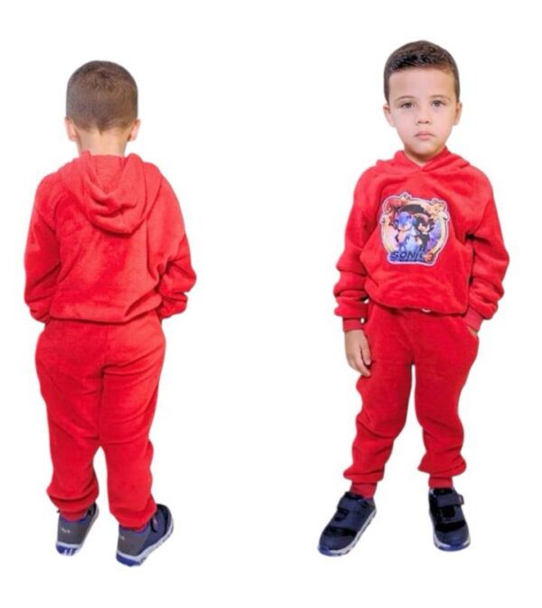 Conjunto Infantil Manga Longa Sonic Ultrasoft - Imagem 5