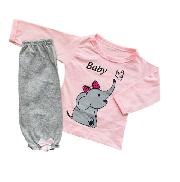 Conjunto Bebê Menina Elefantinho - Imagem 3