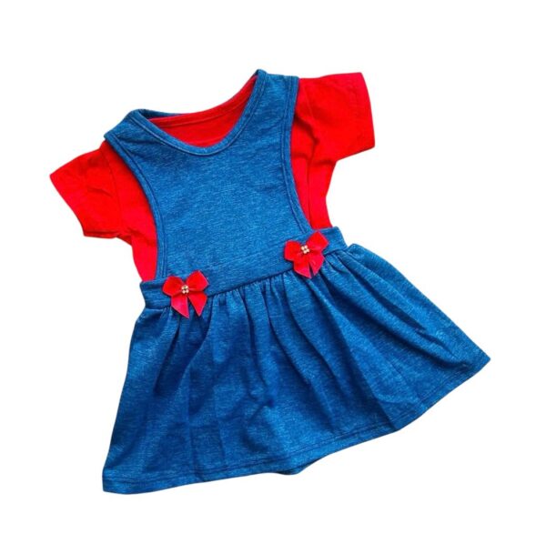 Conjunto Bebê Menina Jardineira