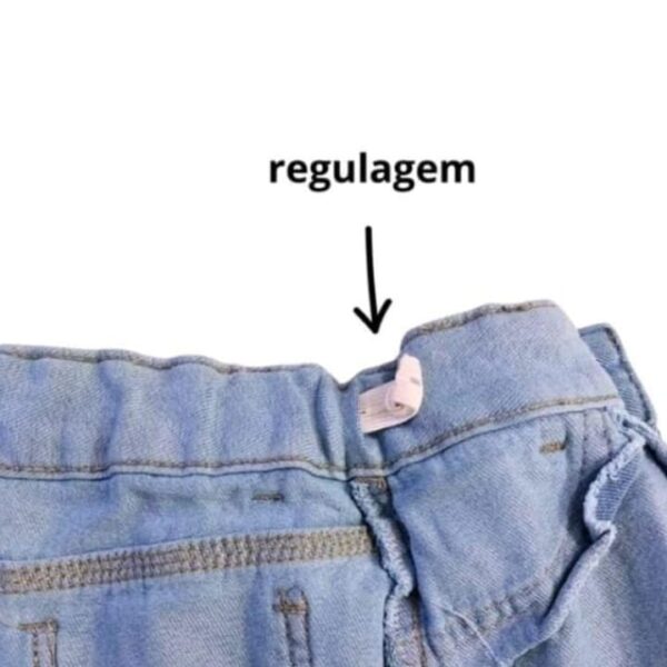 Saia Cargo Jeans com Cinto - Imagem 4